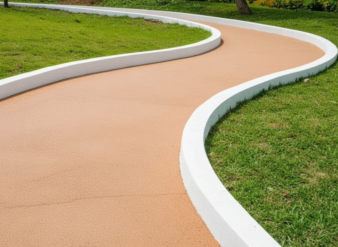 Revêtement accessible PMR autour de l'aire de jeux